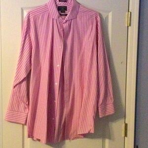 Black Brown 1826 Fitted/Non-Iron Dress Shirt Sz 18-34